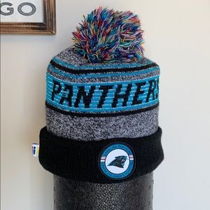 Carolina Panthers beanie.